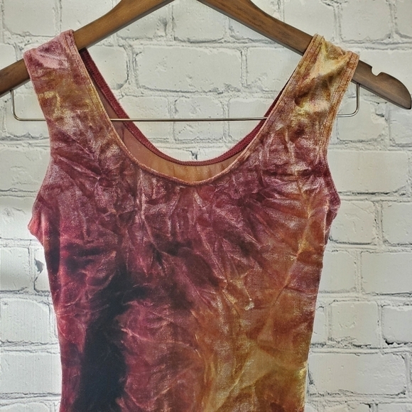 𝅺TYE Dye Velvet Bodysuit Size Small/XS SOLD! - Picture 9 of 10